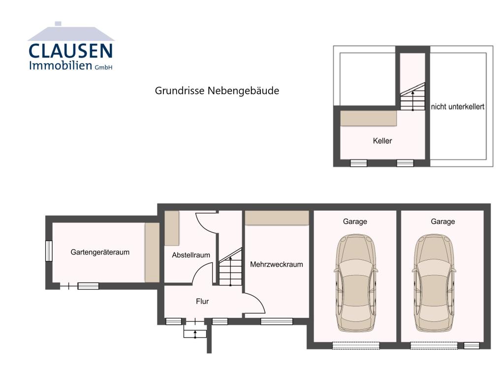 Einfamilienhaus: Grundrisse Nebengebäude